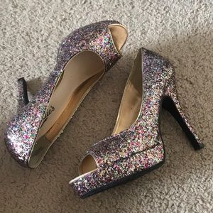 Candies glitter heels